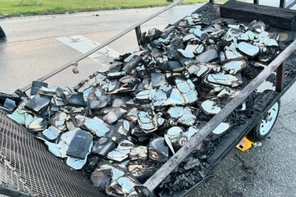 Hundreds of burnt Bibles left outside church on Easter Sunday