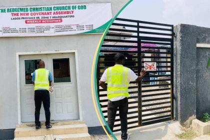 Photos Emerge as Lagos Govt Shuts RCCG, Dominion City Church, Others, Gives Reason