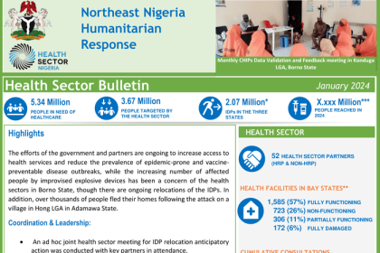 Northeast Nigeria Humanitarian Response: Health Sector Bulletin - January 2024 - Nigeria