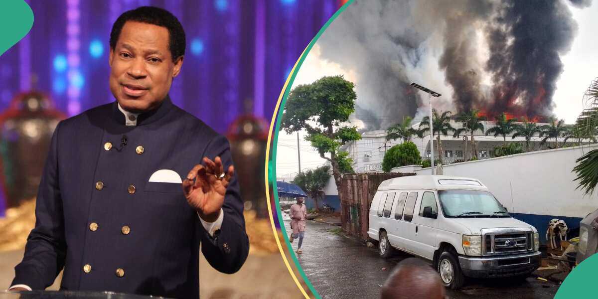 BREAKING: Pastor Chris Oyakhilome Reacts As Fire Guts Christ Embassy Headquarters