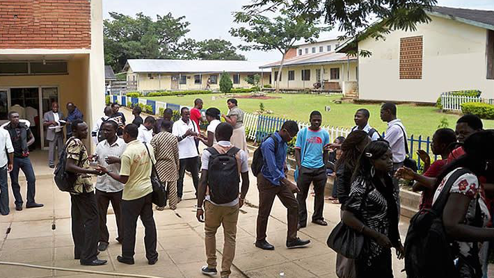 Nigerian students on campus