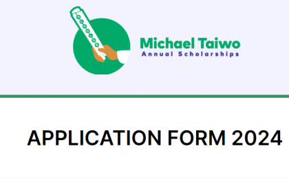 How to Apply for the 2024 Michael Taiwo Scholarship for African Students