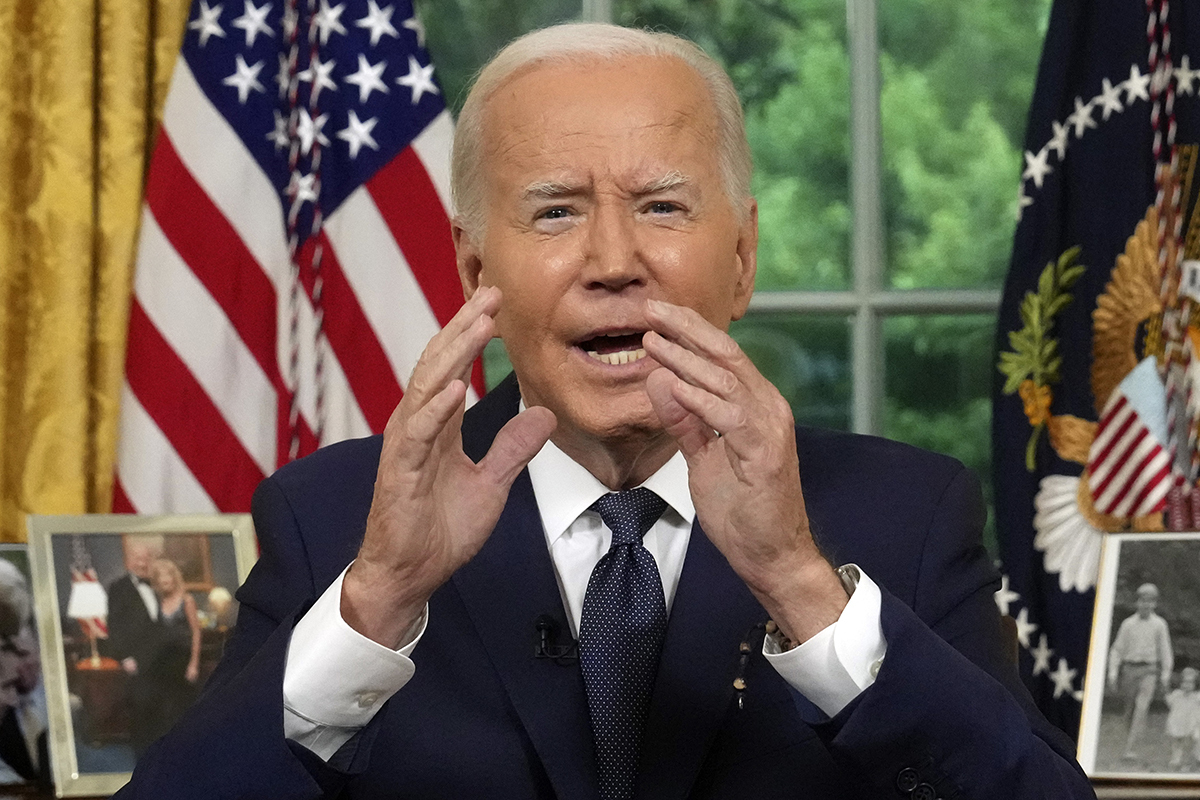 Biden admits 'mistake' calling for Trump to be put 'in a bullsey