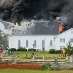 200-year-old church destroyed by fire after lightning strike