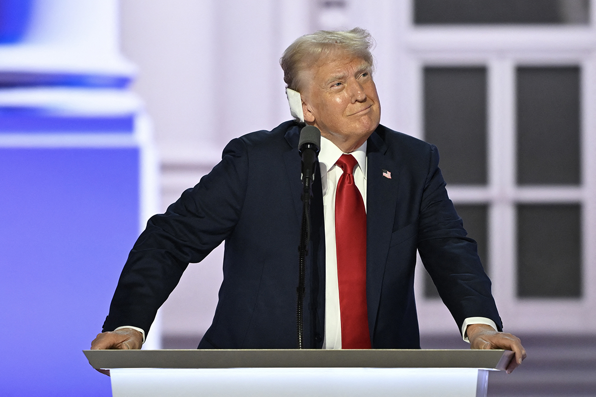 Trump reflects on shooting in RNC speech: 'I had God on my side'