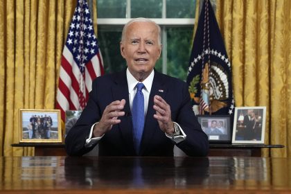 President Joe Biden says he's quitting to 'save democracy'