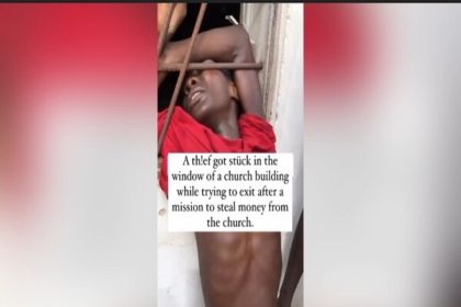 Nigeria - Thief Stuck Trying to Rob Church's Tithe and Offering; Divine Intervention?