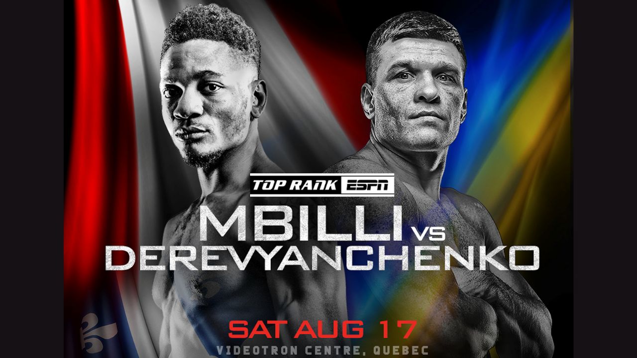 Christian Mbilli vs Sergiy Derevyanchenko full undercard announced