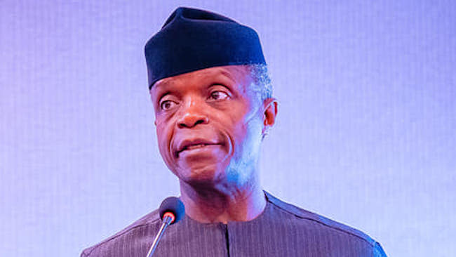 Osinbajo urges churches to shift focus from prosperity to peace