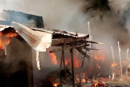 Fire guts furniture shop, two churches in Ibadan