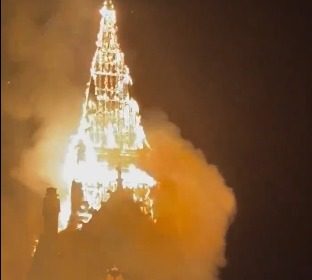 Man arrested in France over fire that destroyed historic church