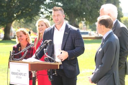Tim Tebow unveils new effort to combat child sexual abuse