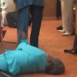 55-year-old woman slumps and dies while sharing testimony in church.