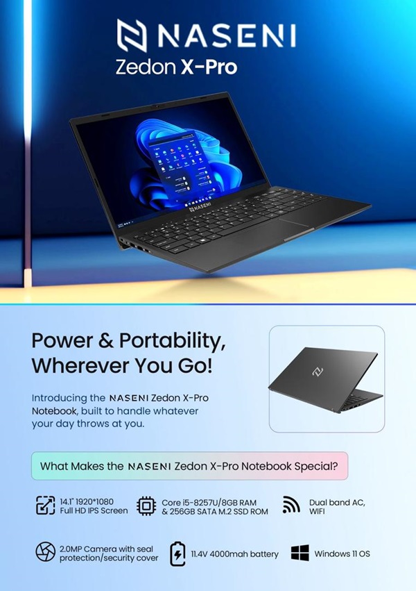 NASENI Zedon Pro Laptop