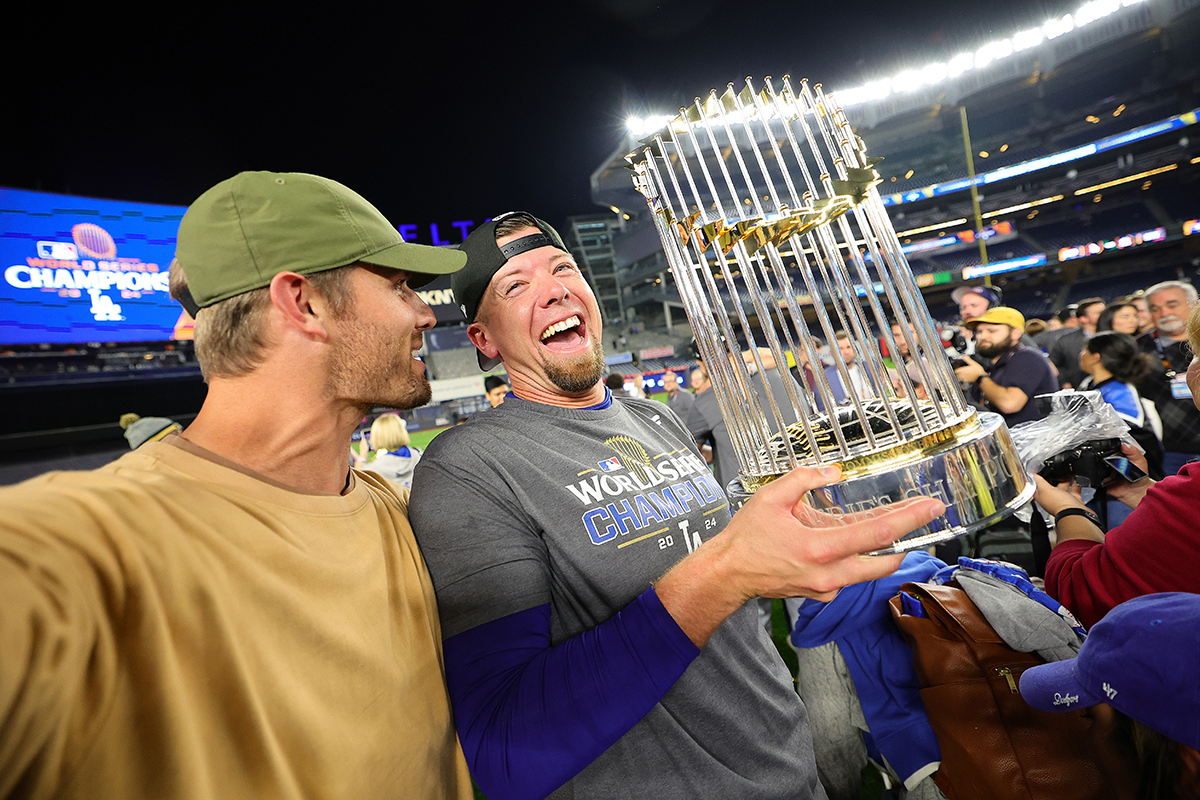 Dodgers player says 'God is good' after World Series win