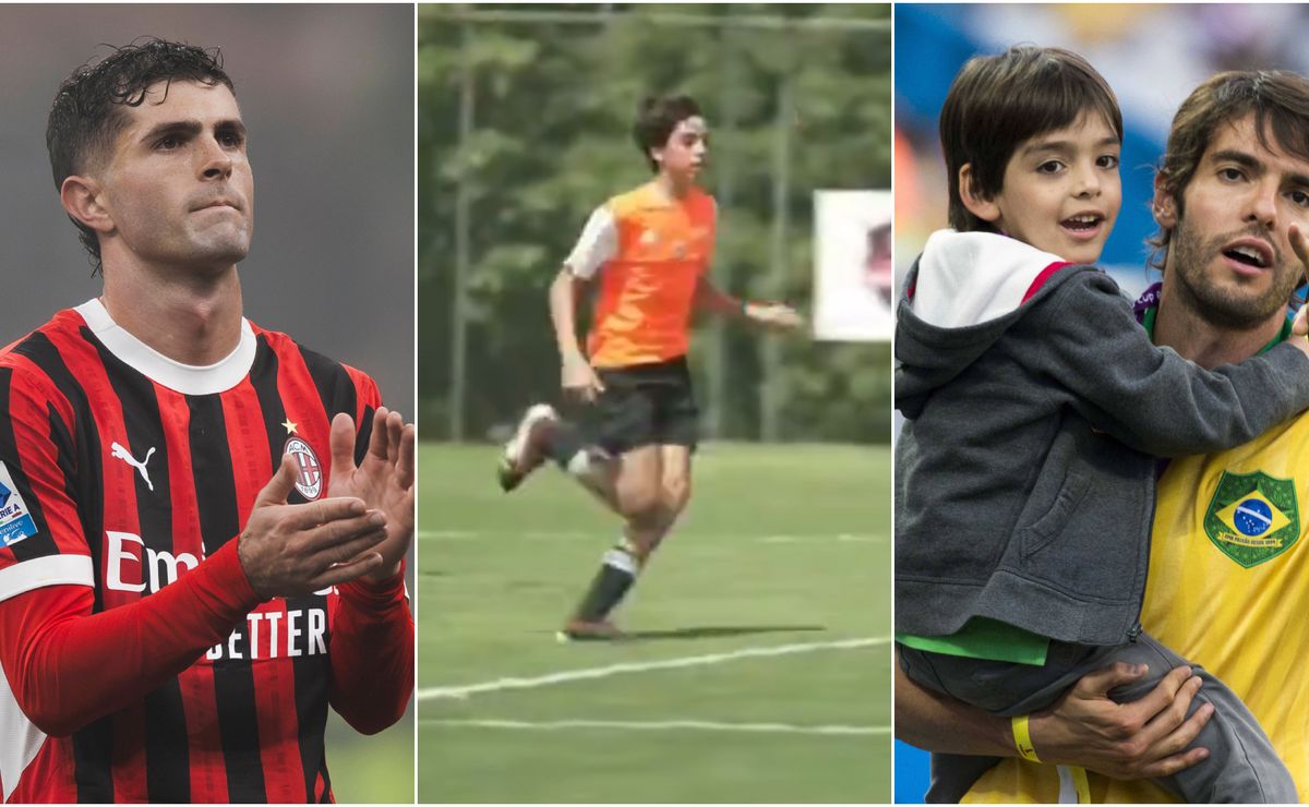 Neither Cristiano Ronaldo's son nor Lionel Messi's kid: Kaka's son emerges as a future star - Milan fans already dreaming of Christian Pulisic partnership