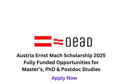 Austria Ernst Mach Fully Funded Scholarship for International Student 2025