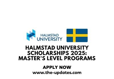 Halmstad University Scholarships 2025 Master's level programs