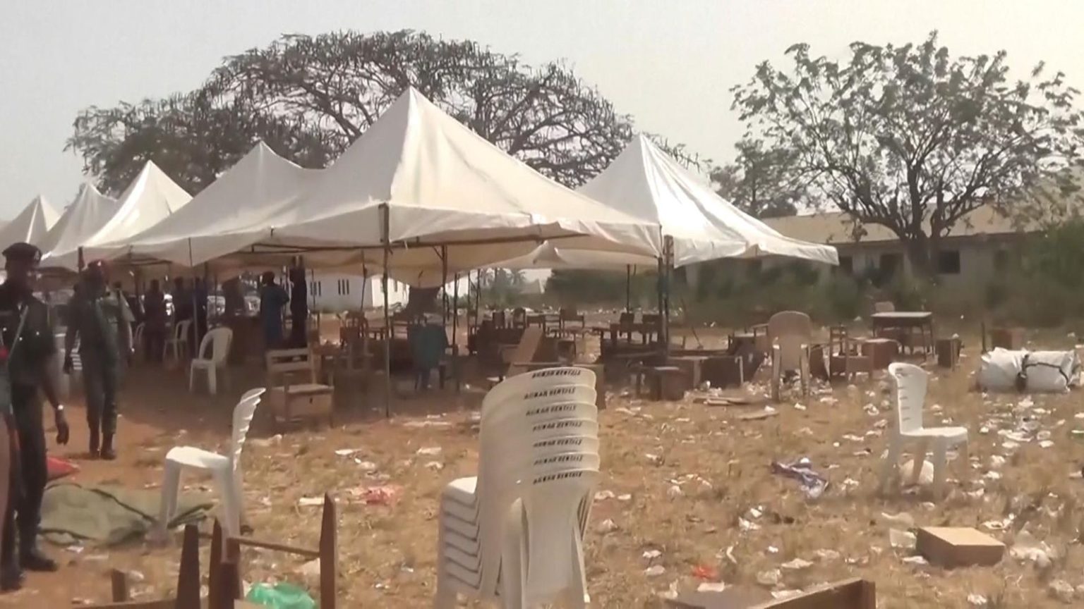 Several children killed in stampede at a holiday fair event in Nigeria in Basorun, Oyo State on 18/12/2024. Pic: ARISE NEWS