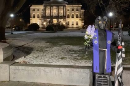 NH Orthodox Christian man claims to have destroyed satanic statue