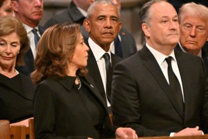 Kamala Harris posts photo of Carter funeral without Trump