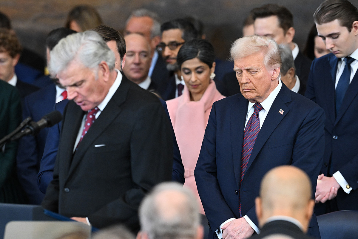 Franklin Graham delivers prayer at Trump’s inauguration