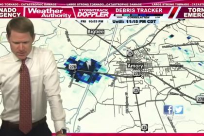 Meteorologist who went viral for prayer during tornado among hund