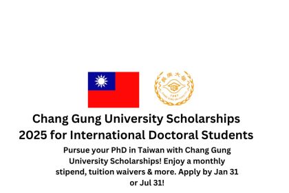 CGU Scholarships Taiwan 2025