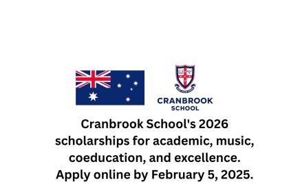 Cranbrook School Scholarships 2026, Australia