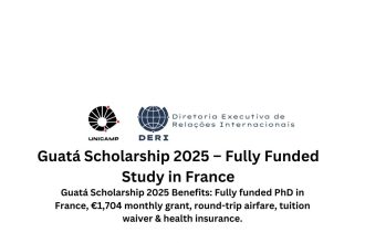 Guatá Scholarship 2025 – Fully Funded Study in France