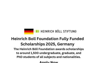 Heinrich Boll Foundation Fully Funded Scholarships 2025, Germany