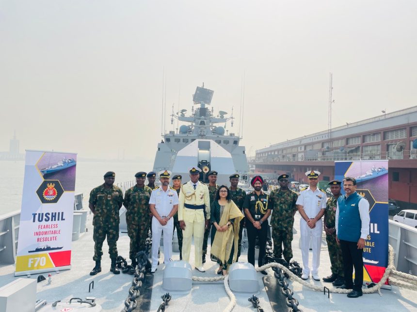 INS Tushil Visit: India Reaffirms Commitment to Nigeria with Free Health Camp, Technology Transfer