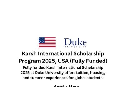 Karsh International Scholarship Program 2025, USA (Fully Funded)