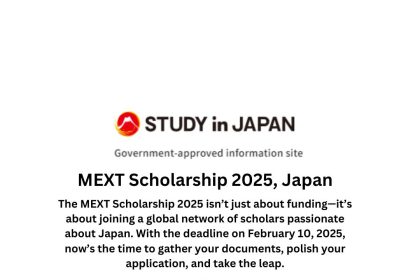 MEXT Scholarship 2025, Japan