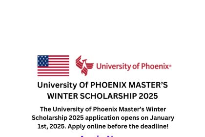 University Of PHOENIX MASTER’S WINTER SCHOLARSHIP 2025