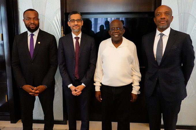 President Tinubu meets Google’s  CEO