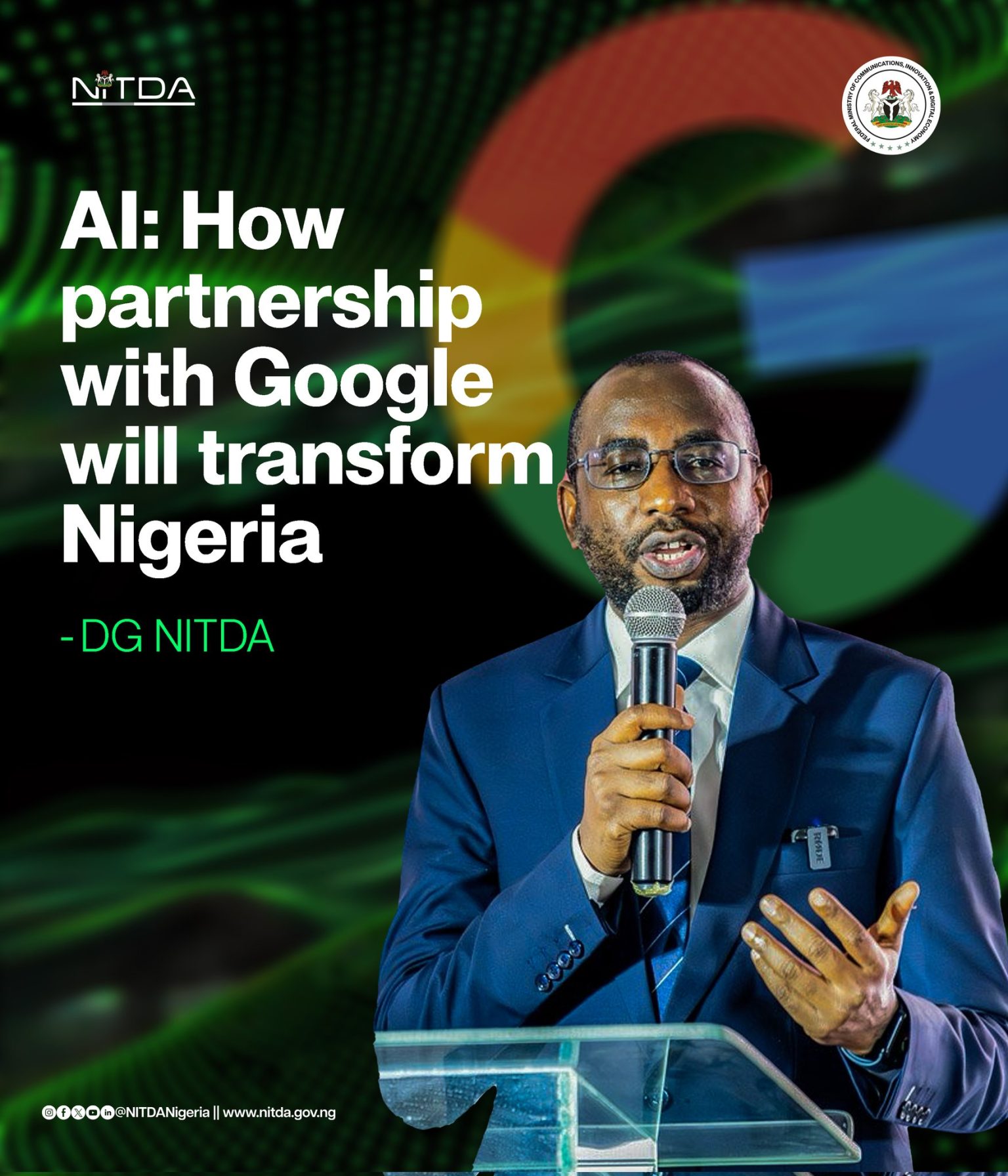 FG partners with google to transform Nigeria into global tech hub