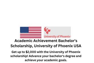 University of Phoenix Academic Achievement Bachelor's Scholarship - Up to $2,000 for eligible students to support degree completion.