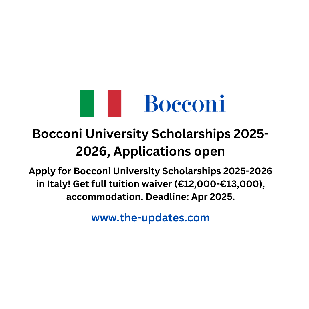 Bocconi University Scholarships 2025-2026