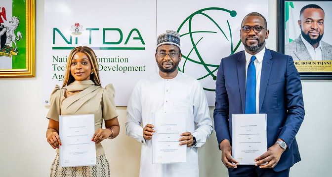 NITDA, Flutterwave, Alami ink MoU to enhance digital transformation, FinTech in Nigeria