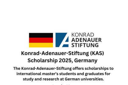 Konrad-Adenauer-Stiftung (KAS) Scholarship 2025, Germany