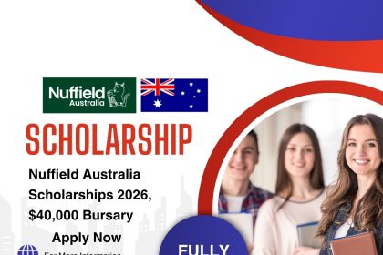 Nuffield Australia Scholarships 2026 – Fully funded $40,000 bursary for Australian citizens in agriculture, horticulture, and fisheries. Supports research, global travel, and networking opportunities.