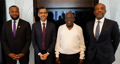 'Nigeria To Lead In AI Innovation' - Tinubu Announces Five-Point Tech Partnership With Google