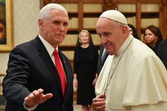 Mike Pence stokes backlash for calling Pope Francis 'Holy Father'