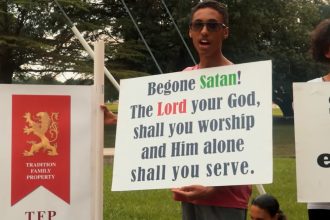 'God-fearing Americans' set to rally against planned 'black mass'