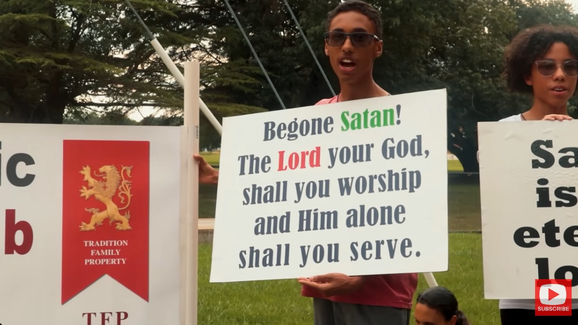 'God-fearing Americans' set to rally against planned 'black mass'