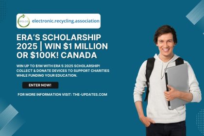 ERA 2025 Scholarship – Win up to $1M by collecting and donating electronic devices to support charities and fund your education.