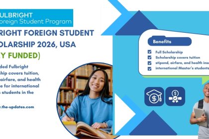 Fully funded Fulbright Foreign Student Scholarship 2026 – Covers tuition, stipend, airfare, and health insurance for Master's students in the USA.