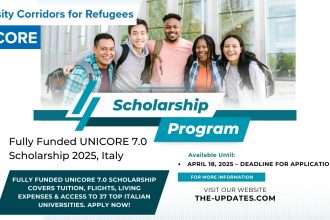 UNICORE 7.0 Scholarship – Fully funded opportunity for refugee students to pursue a Master’s degree in Italy with tuition, travel, and living support.