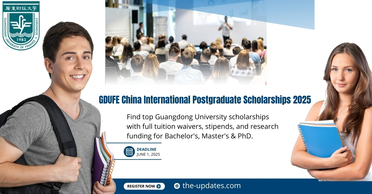 Fully funded GDUFE scholarships for international students – covering tuition, accommodation, and health insurance for master’s programs in China.